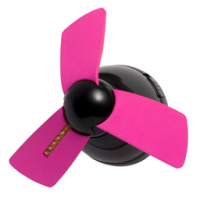 Light Up - Cool Down Locker Ceiling Fan Fuchsia/Black